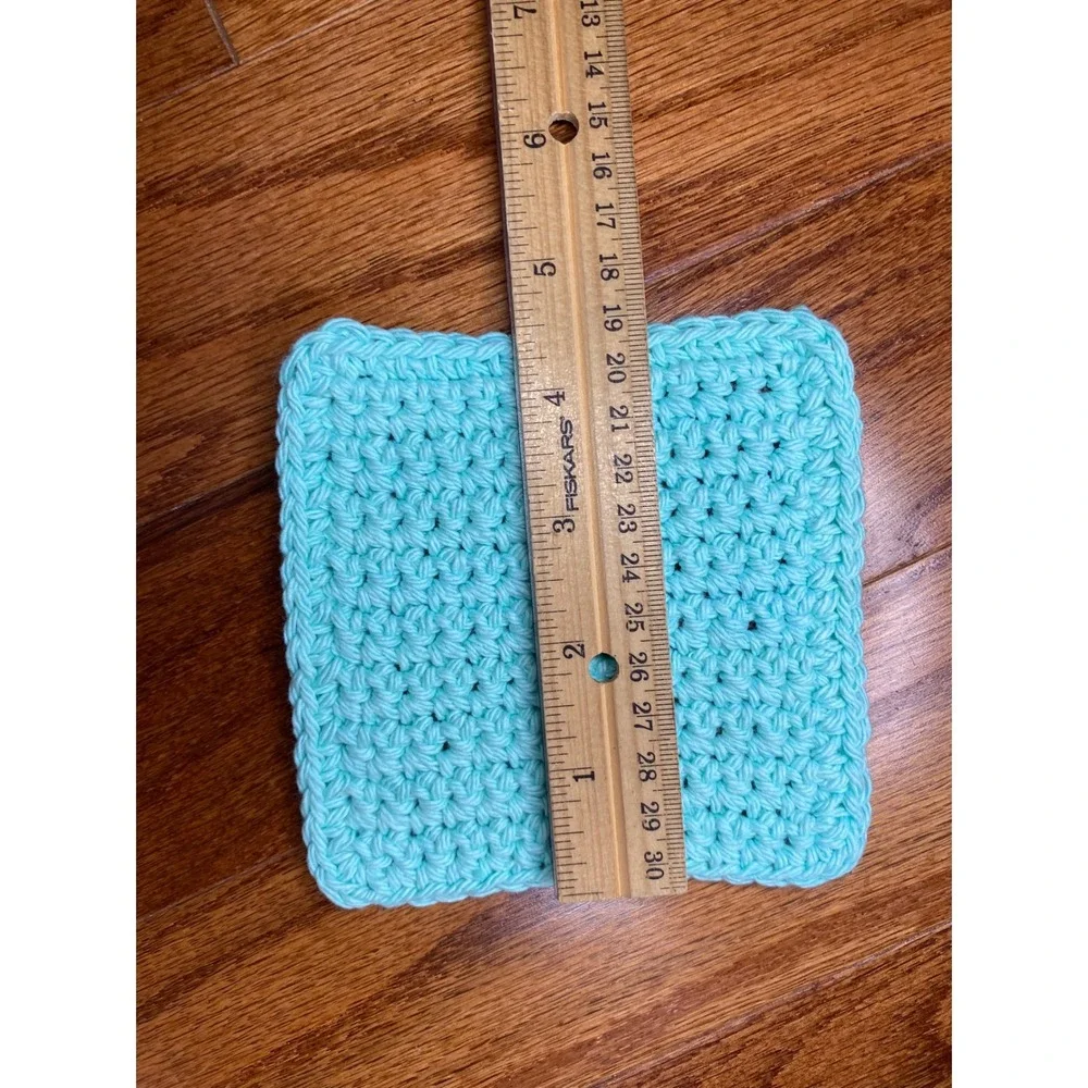 Set of 4‎ Handmade Crochet Face Cloths